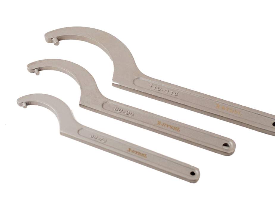 C Spanner Hook Wrench Needle Pin Slotted & Roller Bearing Nut Option58