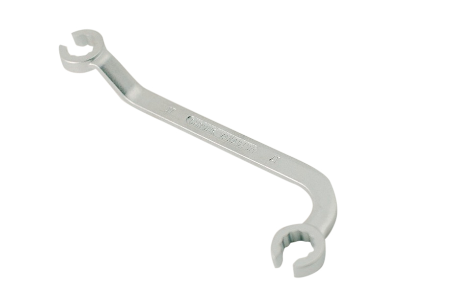 17mm Open End Flare Nut Offset Spanner Diesel Fuel Line Injector Remove