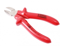 Fully Insulated Electrician VDE Diagonal Side Cutting Pliers IEC 60900 AC1000V