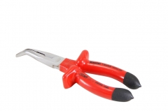 Fully Insulated Electrician VDE Bent Long Nose Pliers IEC 60900 AC1000V