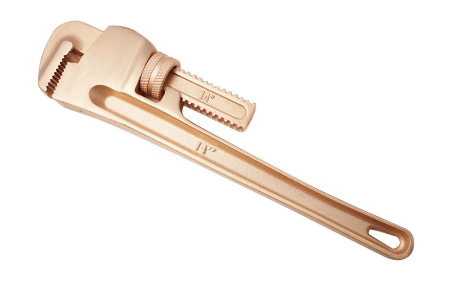 Spark Proof Non Sparking Beryllium Copper Pipe Wrench America Type Monkey Wrench Certified
