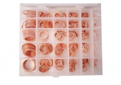 30 sizes 570pc Copper Washer Assortment Seal Ring Kit Sump Plug