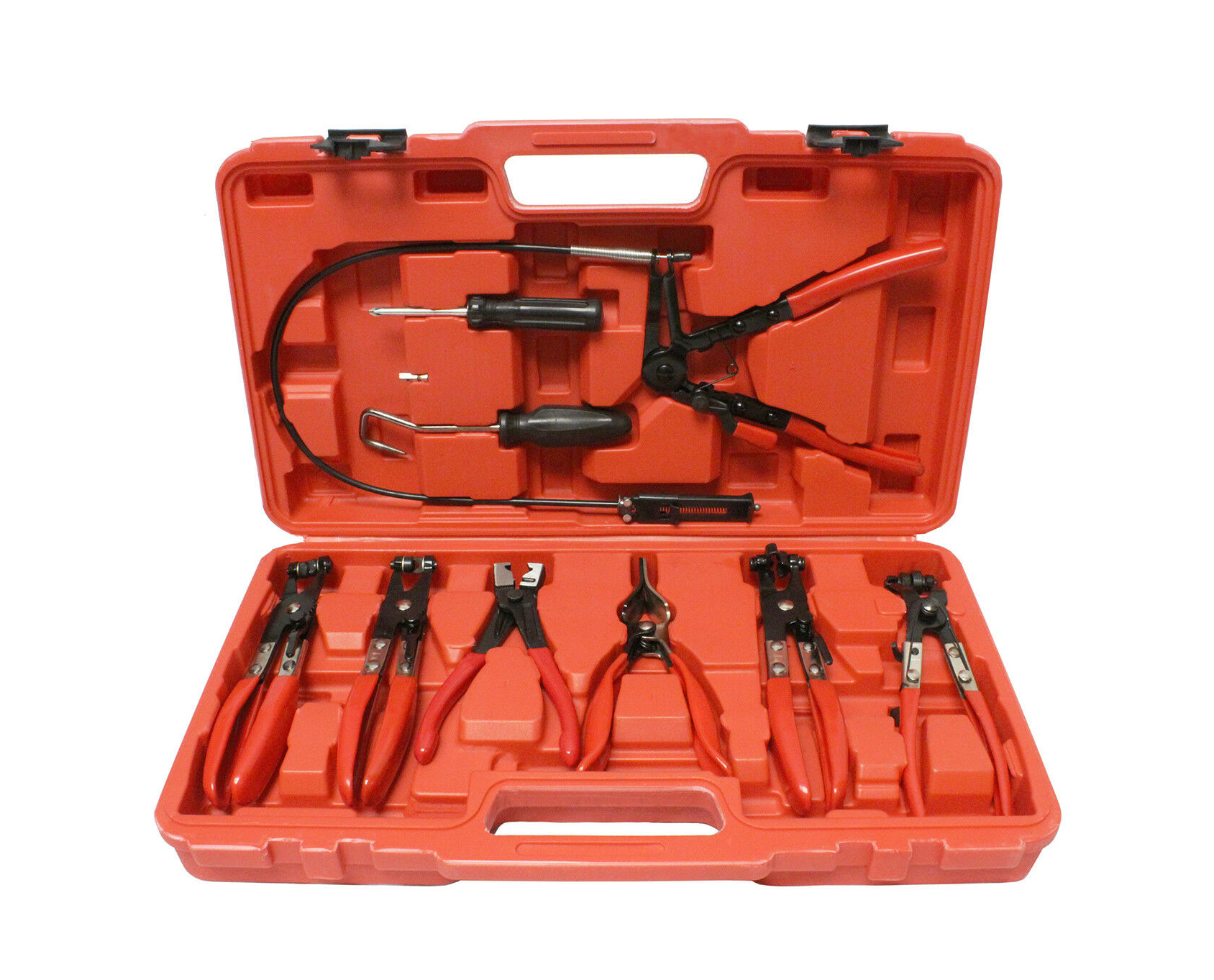 9pc Auto Hose Clip Removal Master Tool Kit Band Hose Clamp Clip Collar