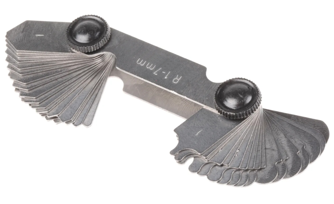 Internal & External Radius Gauge Concave & Convex Gauges Option R17