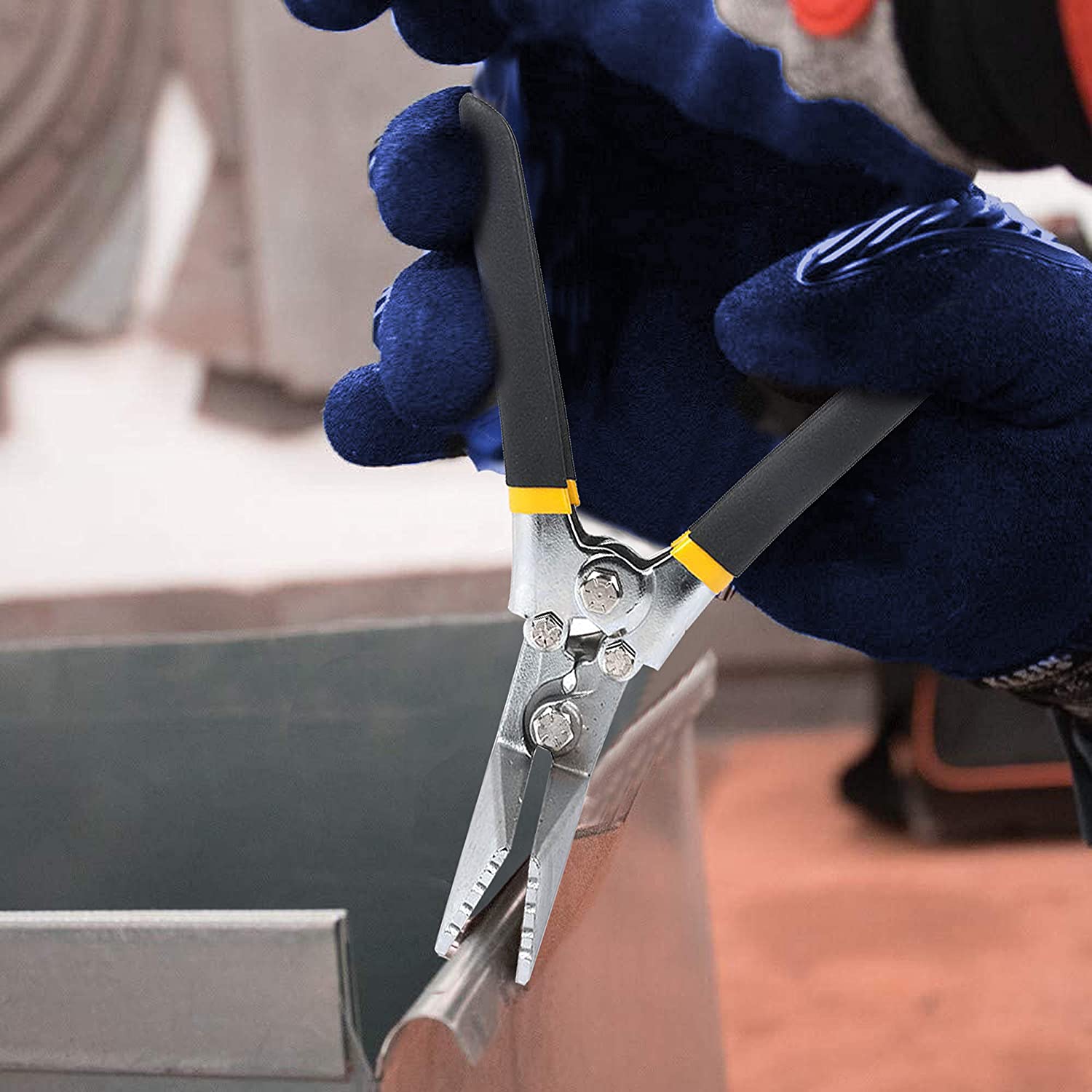 Sheet Metal Seamer Flatten Bending Folding Seaming Crimping Pliers